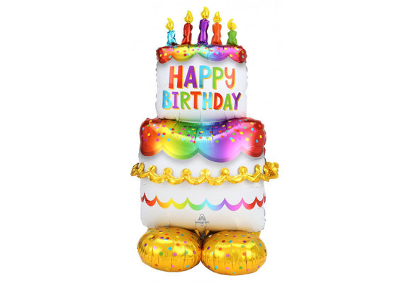Airloonz - Birthday Cake - A68 x 134 cm