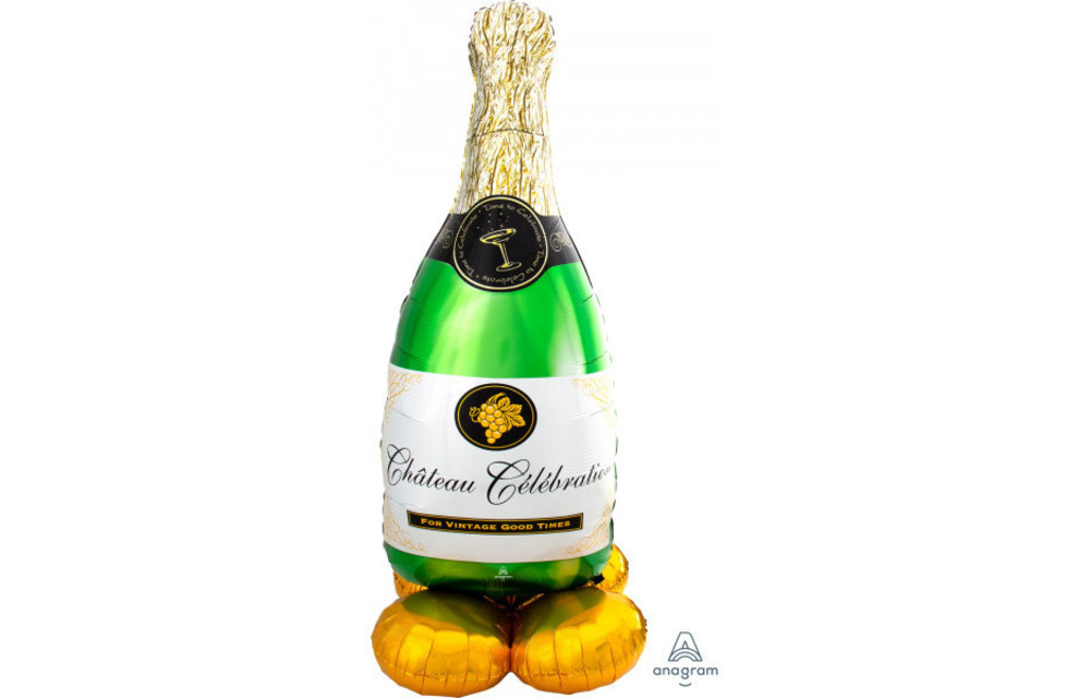 Airloonz - Bubbly Wine Bottle - 60x152cm