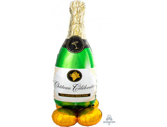 Airloonz - Bubbly Wine Bottle - A60cm x 152cm