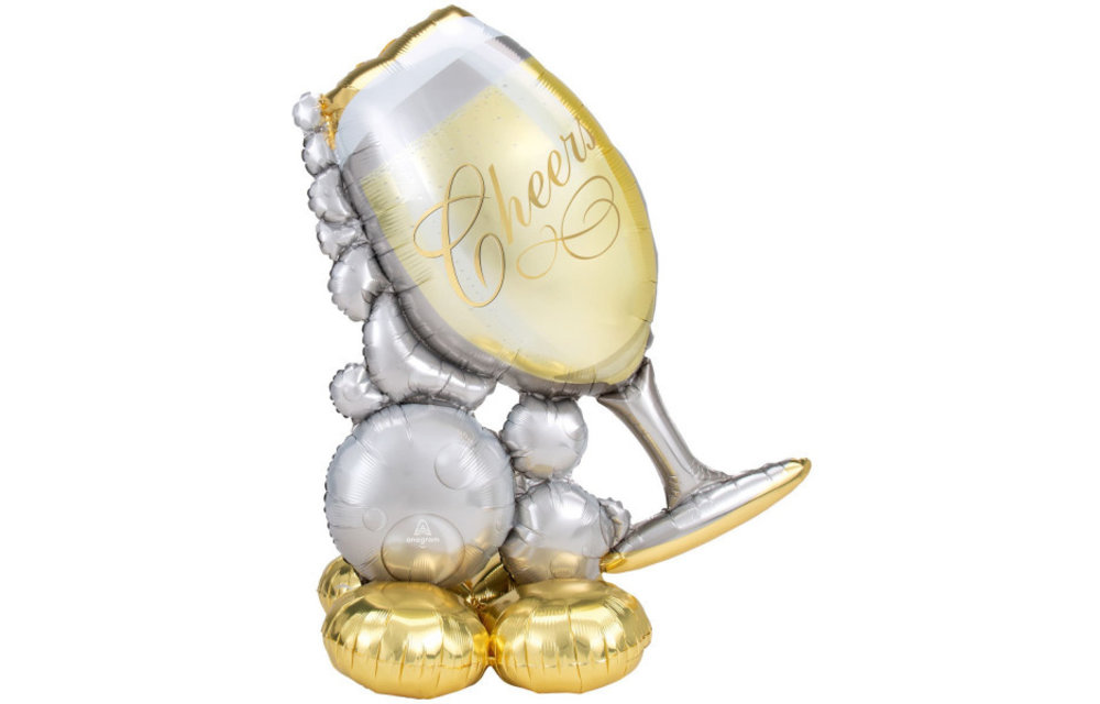Airloonz - Bubbly Wine Glass - 73x147cm