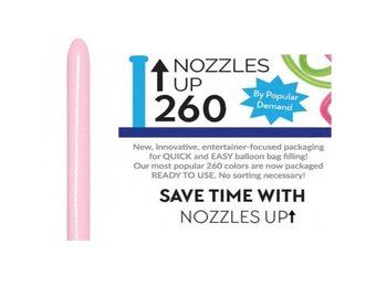 Nozzle Up - 260 - Pink 009 - 50 Stuks