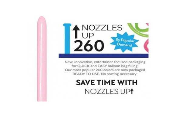 Nozzle Up - 260 - Pink 009 - 50 Stuks