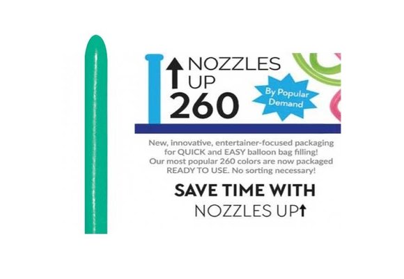 Nozzle Up - 260  - Green 030 - 50 pcs