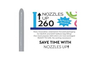 Nozzle Up - 260  - Grey 081 - 50 pcs.