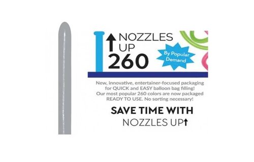 Nozzle Up - Sempertex 260  - Grey 081 - 50 pieces
