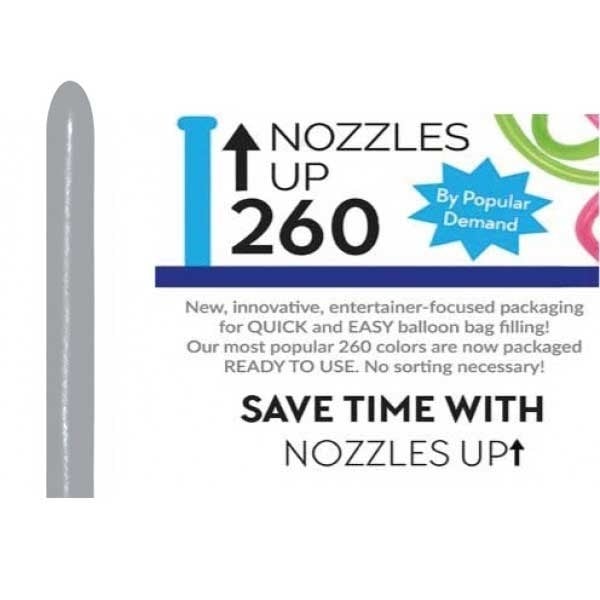 Nozzle Up - Sempertex 260  - Grey 081 - 50 pieces