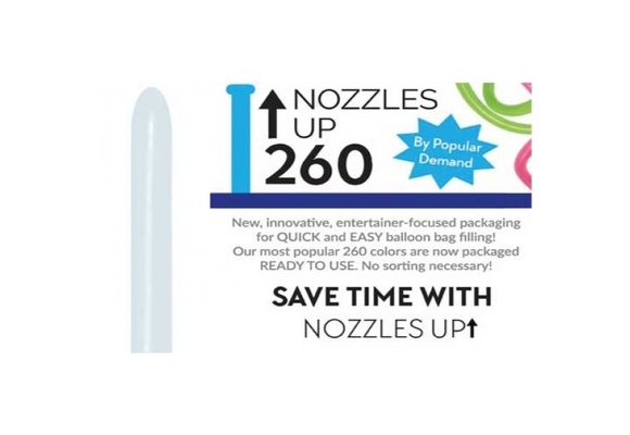 Nozzle Up - 260 - White 005 - 50 Stuks