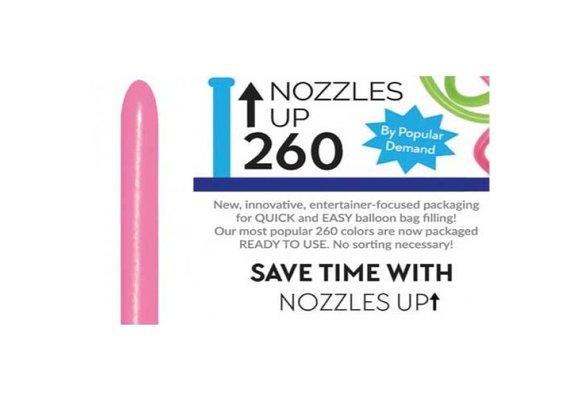 Nozzle Up - 260  - Fuchsia 012 - 50 pcs.