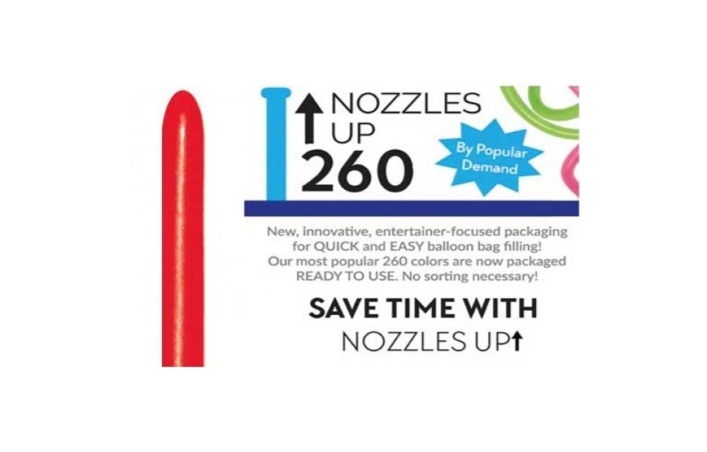 Nozzle Up - Sempertex 260 - Red 015 - 50 stuks