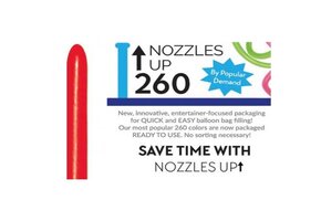 Nozzle Up - 260 - Red 015 - 50 Stuks