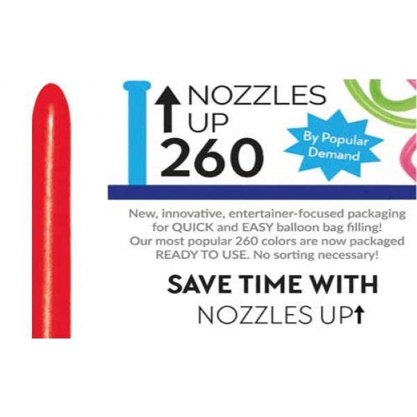 Nozzle Up - Sempertex 260 - Red 015 - 50 stuks