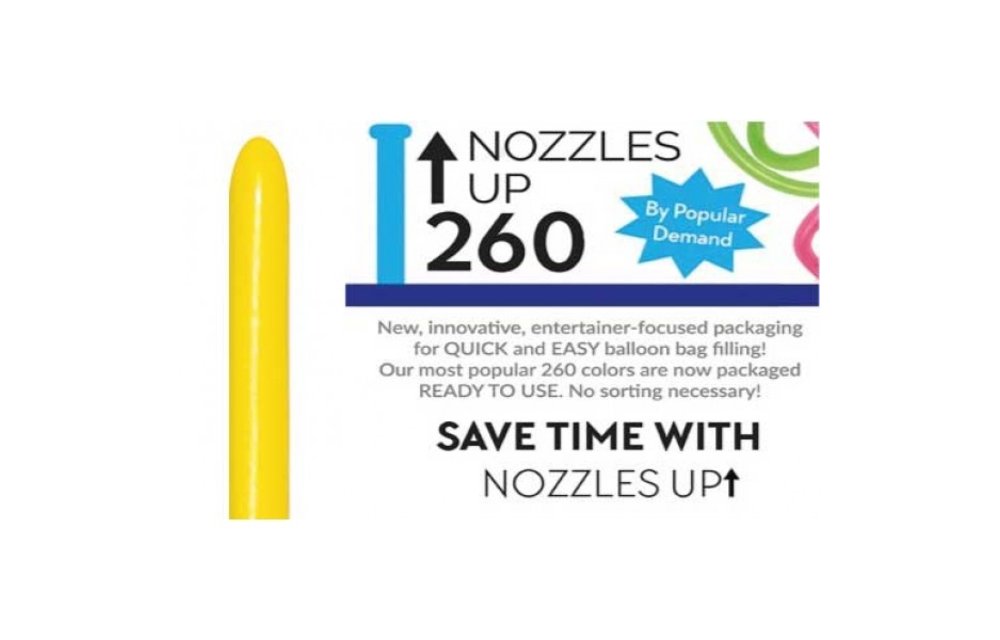 Nozzle Up - Sempertex 260 - Yellow 020 - 50 pieces