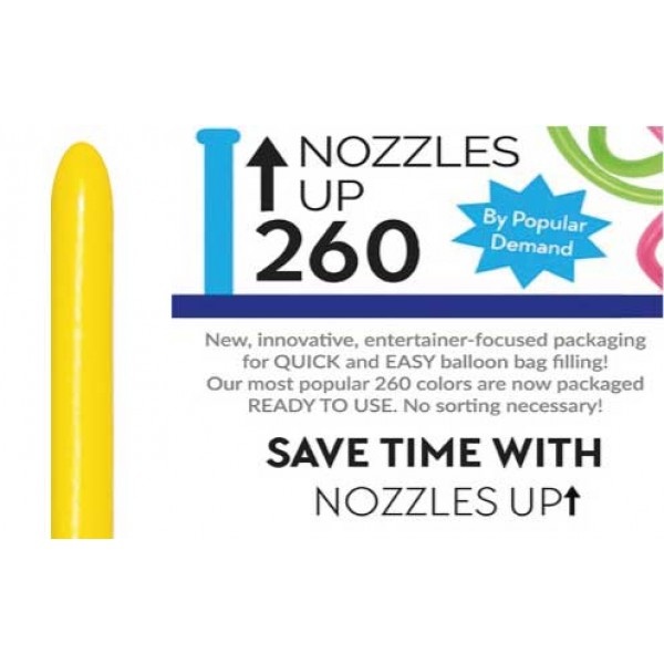 Nozzle Up - Sempertex 260  - Yellow 020 - 50 stuks