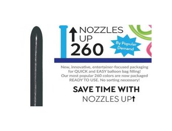 Nozzle Up - 260 - Black 080 - 50 Stuks
