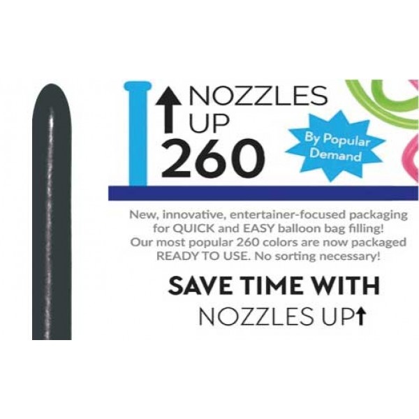 Nozzle Up - Sempertex 260  - Black 080 - 50 pieces