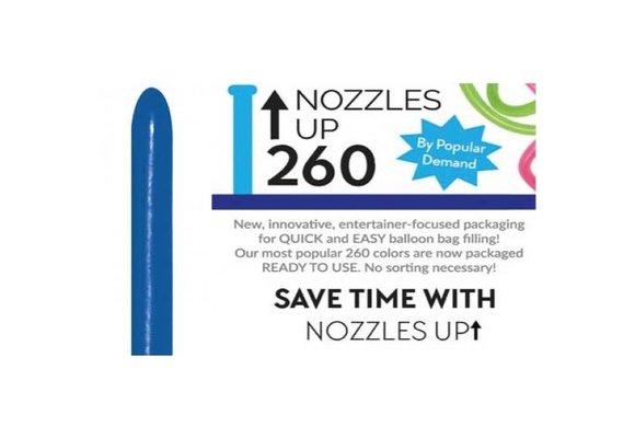 Nozzle Up - 260  - Royal Blue 041 - 50 pcs