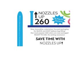 Nozzle Up - 260  - Blue 040 - 50 pcs.