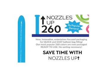 Nozzle Up - 260 - Blue 040 - 50 Stuks