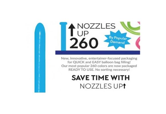 Nozzle Up - 260  - Blue 040 - 50 pcs.