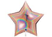 Star - Glittering - Rose Gold - 36 inch - Grabo