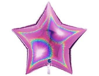Star - Glittering - Fuchsia - 36 inch - GRABO