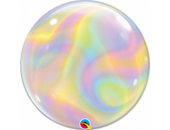 BUBBLE Iridescent Swirls - 22"/56cm