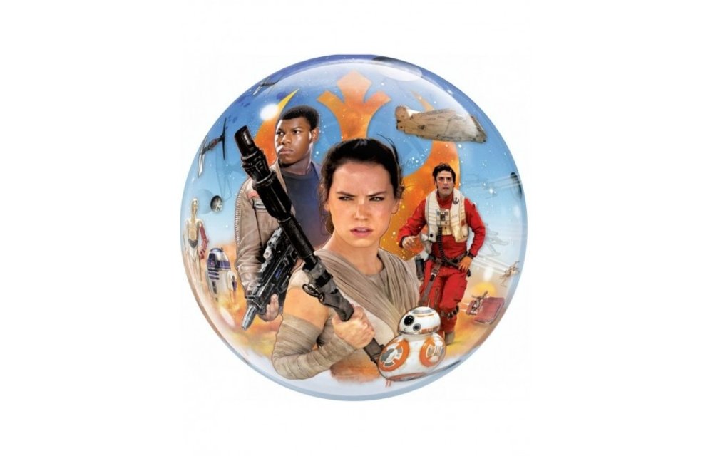 BUBBLE Star Wars The Force Awakens - 22 inch - Qualatex