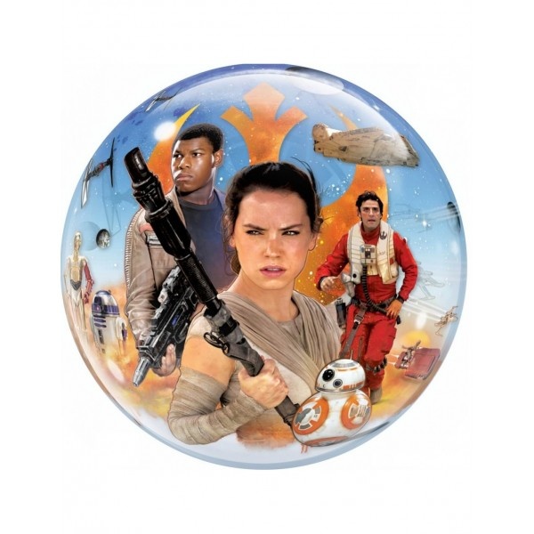 BUBBLE Star Wars The Force Awakens - 22 inch - Qualatex