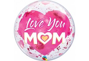 SALE > BUBBLE Pink Love You M(heart)M - 22"/56cm
