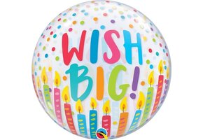 SALE > BUBBLE Wish Big! - 22 inch - Qualatex