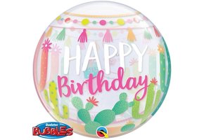 BUBBLE Birthday Lama Party - 22"/56cm