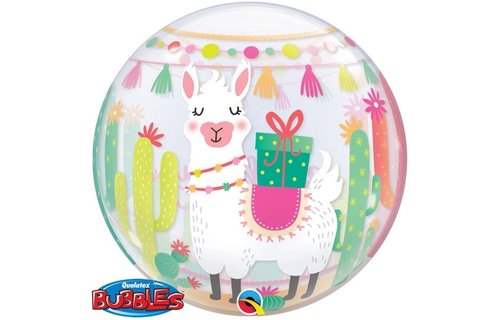BUBBLE Birthday Lama Party - 22"/56cm