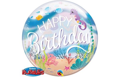 BUBBLE Birthday Mermaid - 22 inch - Qualatex