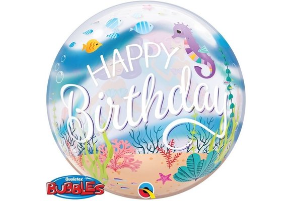 BUBBLE Birthday Mermaid - 22 inch - Qualatex