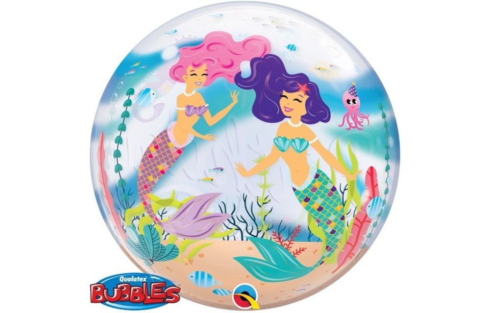 BUBBLE Birthday Mermaid - 22 inch - Qualatex