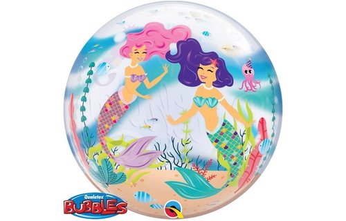 BUBBLE Birthday Mermaid - 22 inch - Qualatex