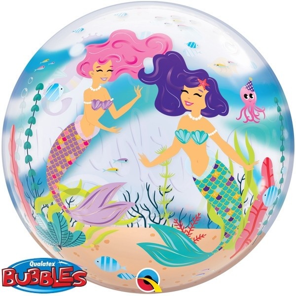 BUBBLE Birthday Mermaid - 22 inch - Qualatex