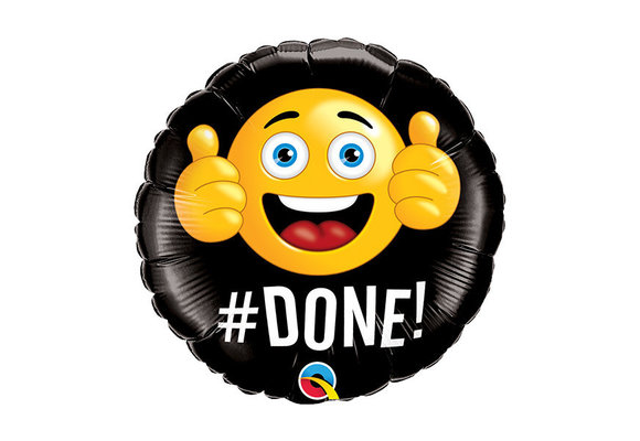 MICRO - #Done! - 9 inch - Qualatex - VOL