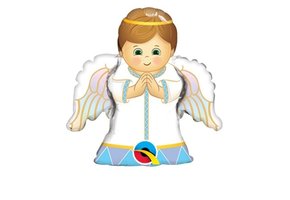 MICROFOIL - Angel Boy - 14 inch - Qualatex - Airfilled