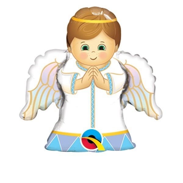 MICROFOIL - Angel Boy - 14 inch - Qualatex - Airfilled