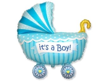 MICROFOIL - Baby Buggy Boy Bright Blue - 14 inch - Flex - Airfilled