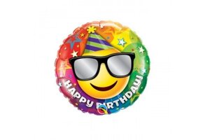 MICRO - Birthday - Smiley - 9 inch - Qualatex - VOL