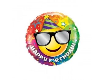 MICRO - Birthday - Smiley - 9 inch - Qualatex - VOL