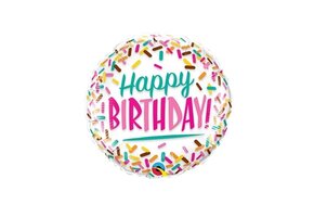 MICRO - Birthday - Sprinkles - 9 inch - Qualatex