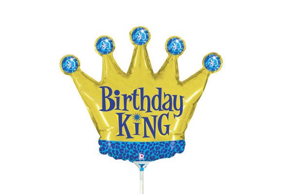 MICROFOIL - Crown Birthday King - 14 inch - Betallic