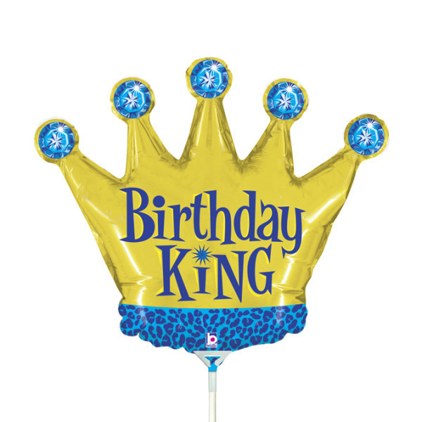 MICROFOIL - Crown Birthday King - 14 inch - Betallic