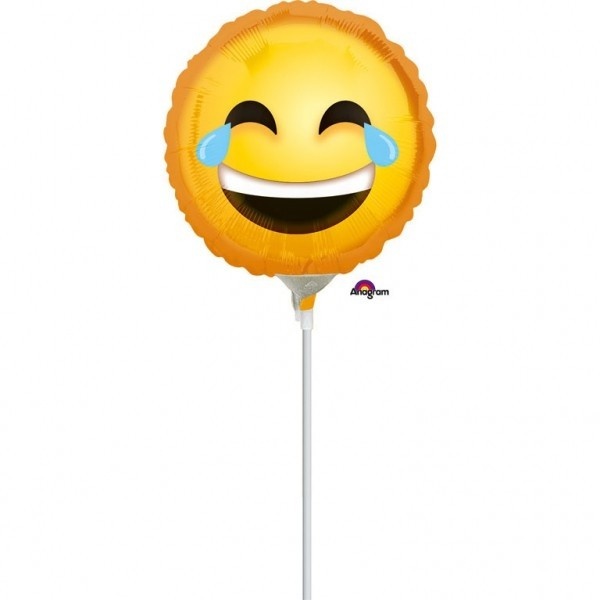 MICROFOIL - Emoticon Laughing - 9 inch - Anagram - Airfilled