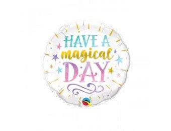 MICROFOIL - Have a Magical Day - 9 inch - Qualatex