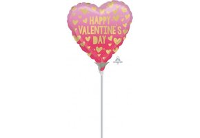 MICRO - HEART Valentine's Day - Pink Ombre - 9inch - A - VOL