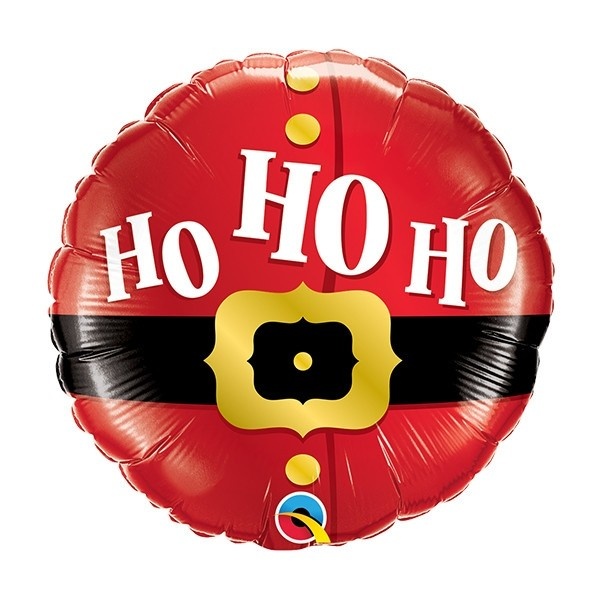 MICROFOIL - Ho Ho Ho Santa's Belt - 9 inch - Qualatex - VOL